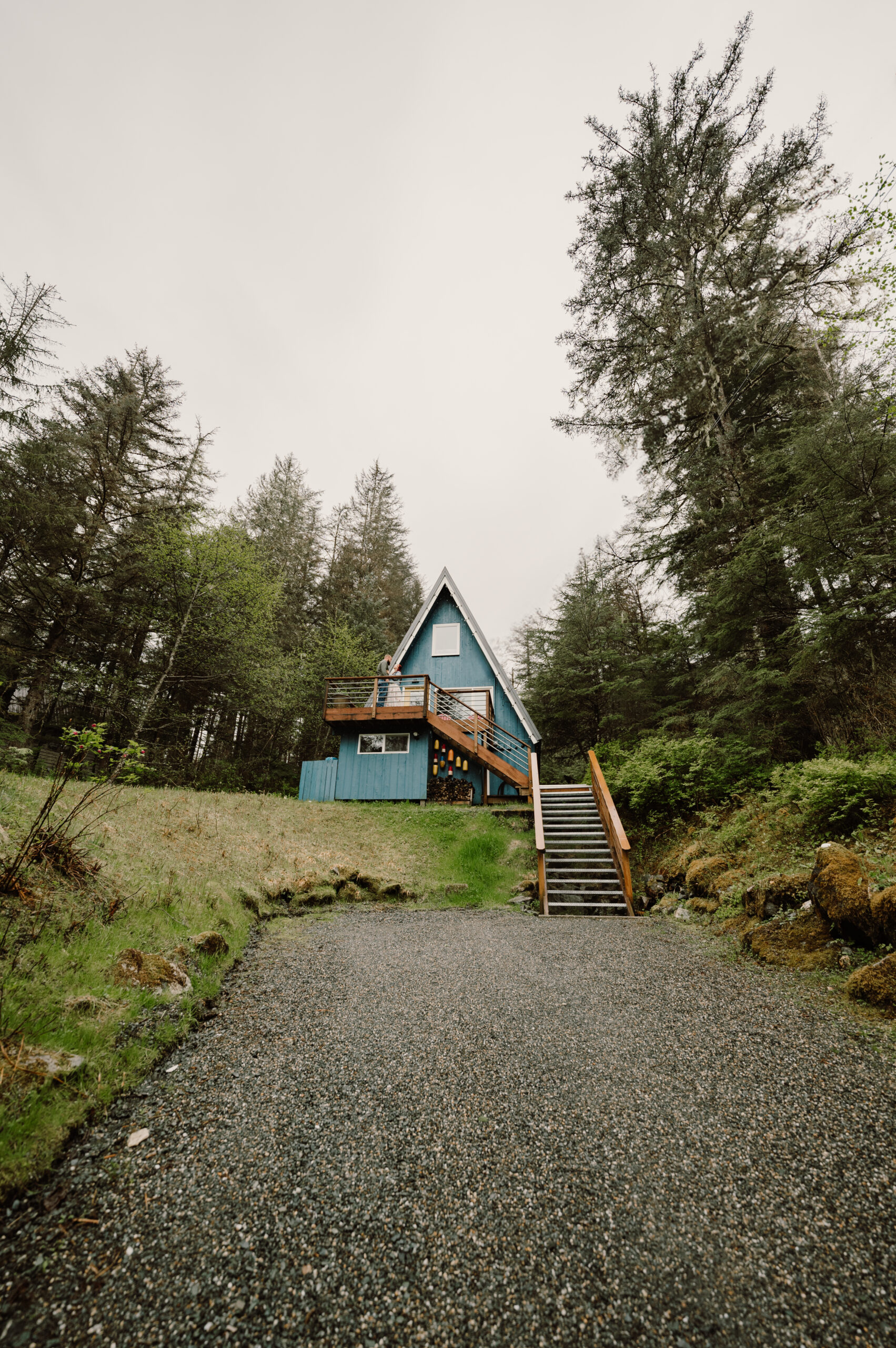 Alaska a-frame cabin