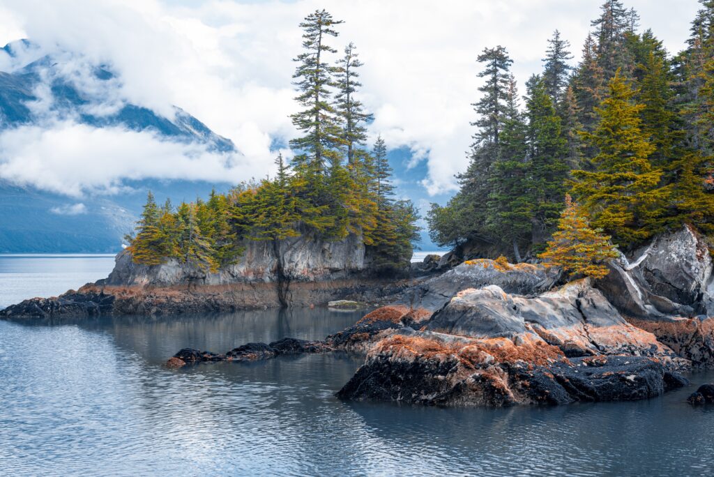 Rugged Cliffs in Alaska