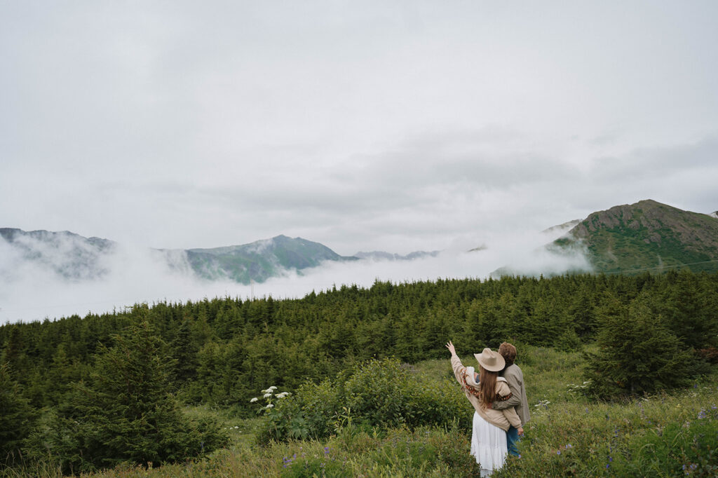 Alaska Flattop Mountain Elopement