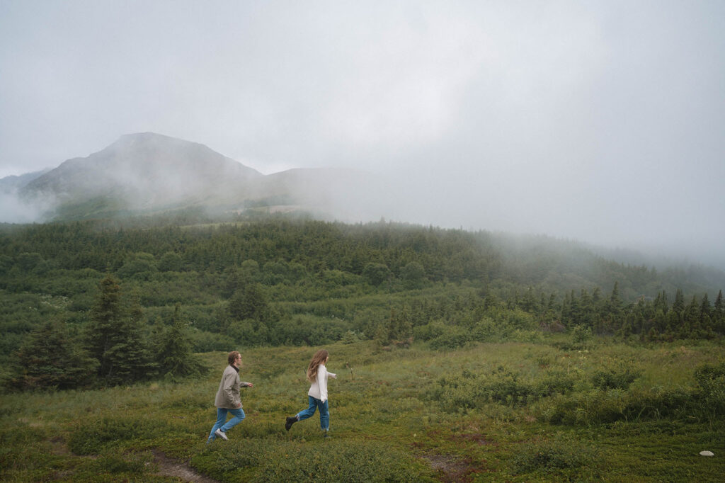 Adventure Alaska Elopement Couple