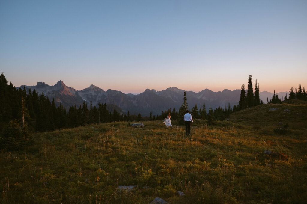 Mt Rainier National Park Elopement Photographer